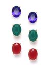 YouBella American Diamond Jewellery Multi-Color Interchangeable Triangular Shaped Earrings for Girls and Women : Best Rakhi Gift Jewellery (6 in 1 Oval) YouBella American Diamond Jewellery Multi-Color Interchangeable Triangular Shaped Earrings for Girls and Women : Best Rakhi Gift Jewellery (6 in 1 Oval)